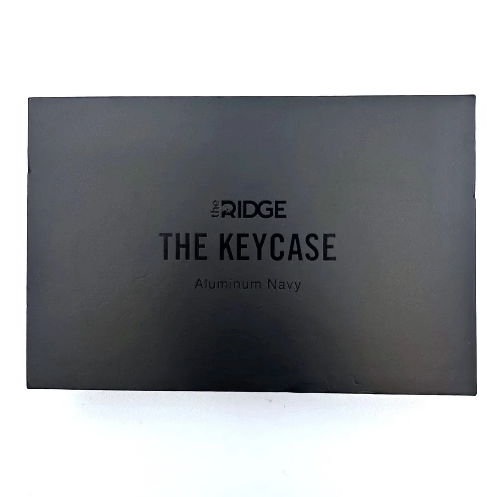 The Ridge KeyCase Aluminum Alpine Navy Blue R153 Key Organizer EDC Gift New